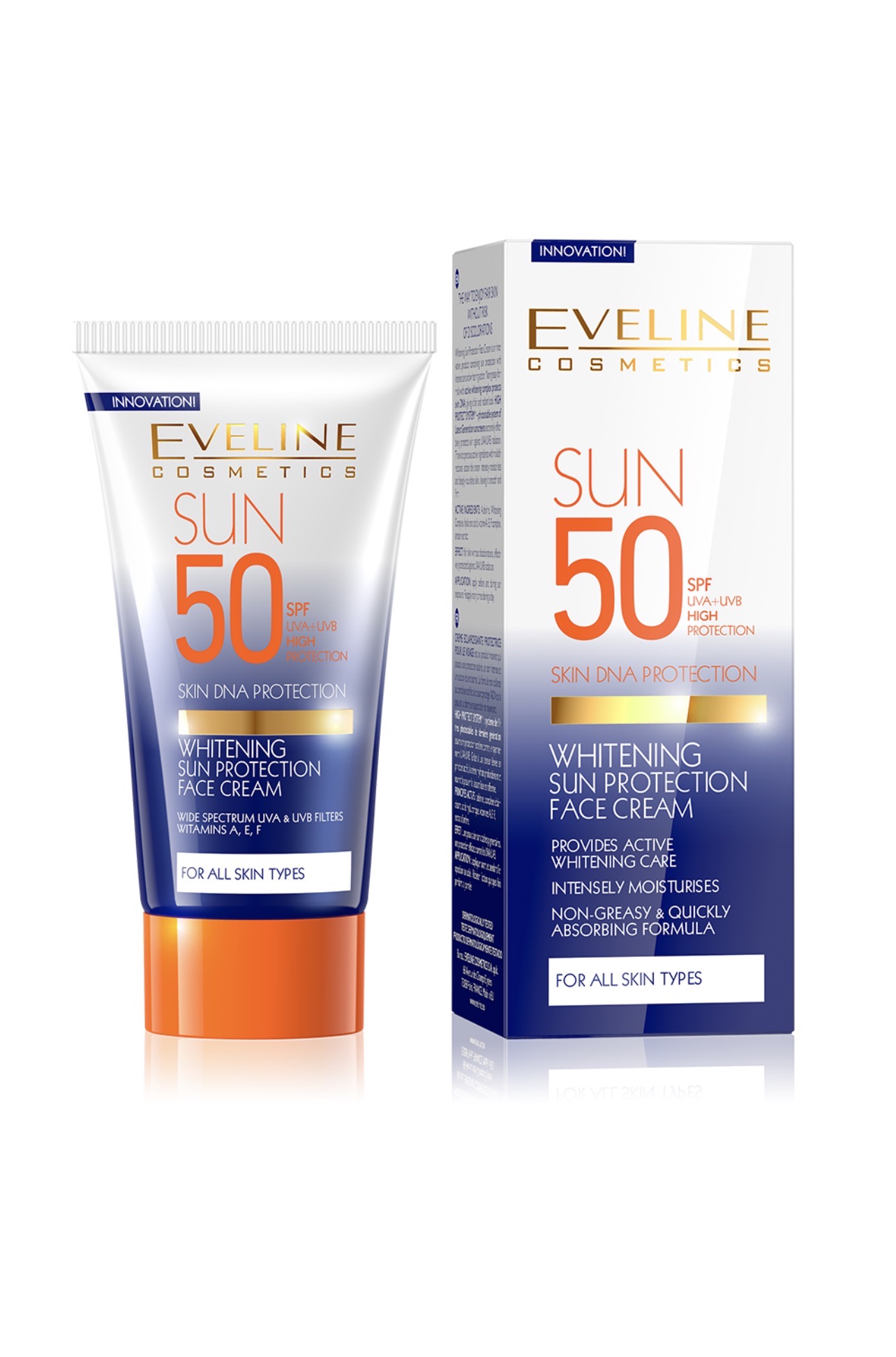 کرم ضد آفتاب اولاین SPF 50 | محافظت قوی پوست و روشنکننده