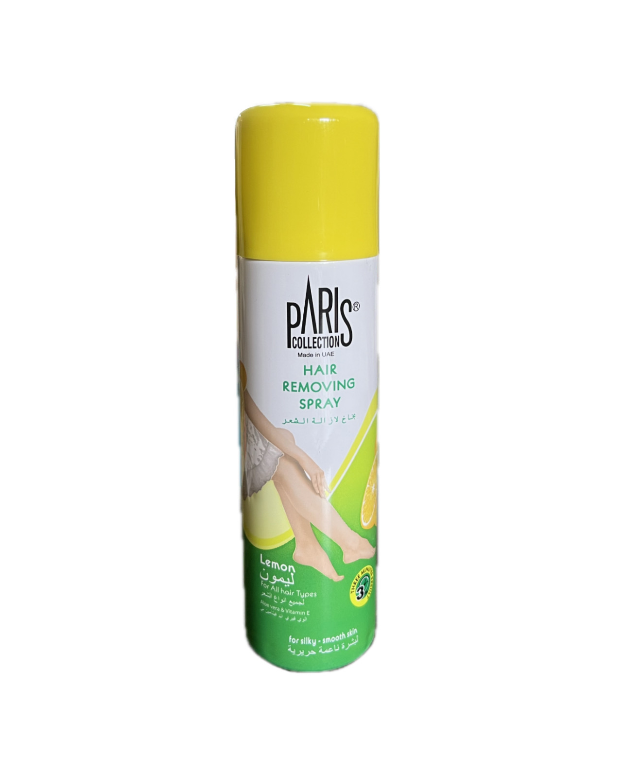 اسپری موبر پاریس کالکشن Paris Collection مدل Lemon | مخصوص موهای زائد پاها و زیربغل